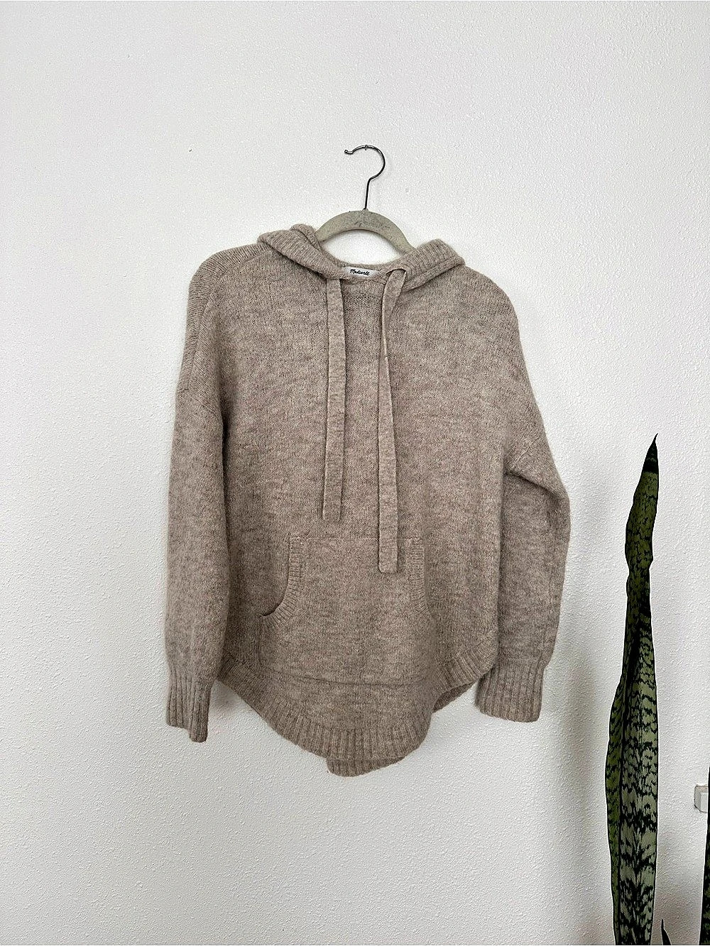 Madewell Wilmington Hoodie Sweater Brown Small